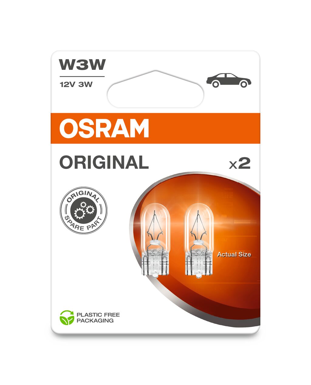 OSRAM ORIGINAL W3W 12V BLI2 ECO